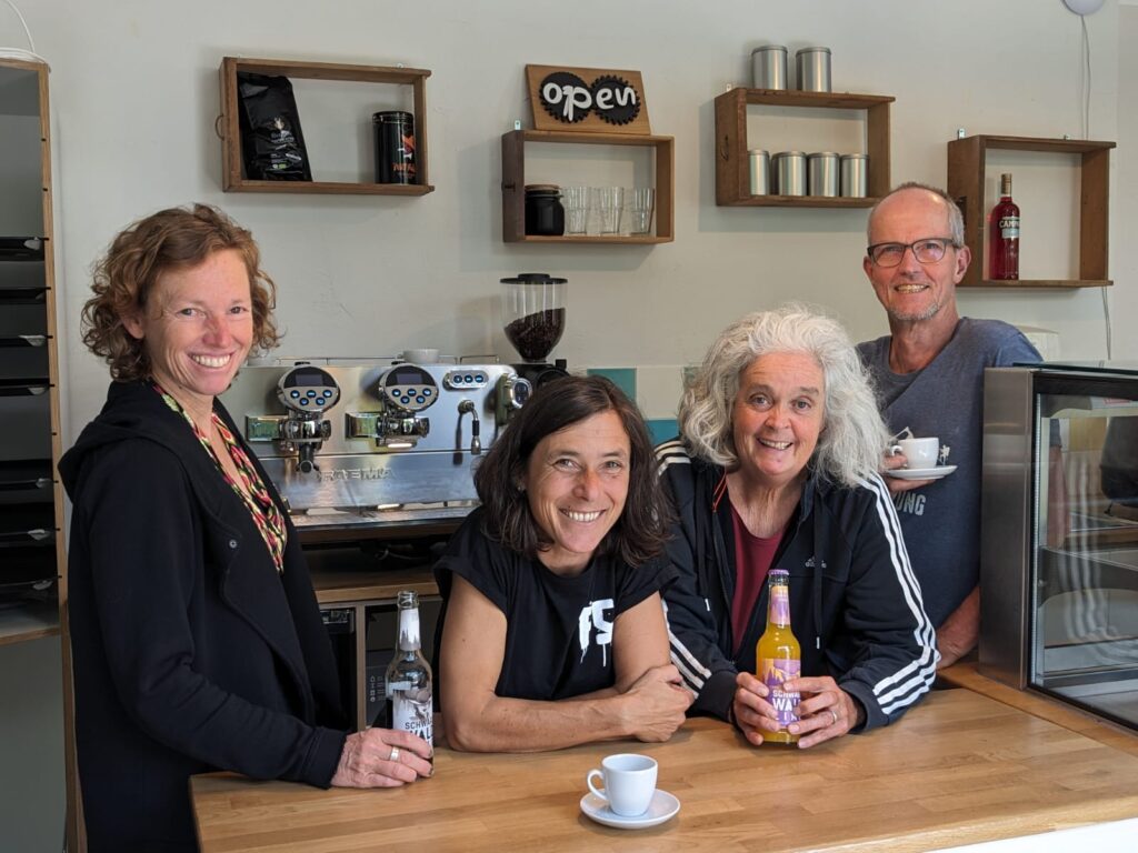 Kaffeekoje Gründer Andreas Haun und Anke Straile im veganen Café Freiburg