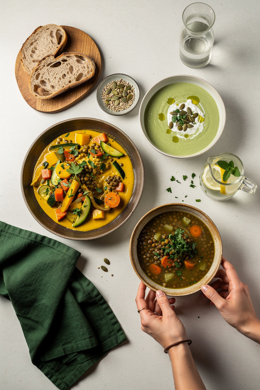 Kaffeekoje veganer Mittagstisch mit frischen Gerichten in Freiburg